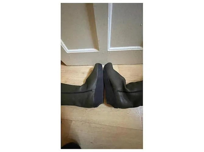 Autre Marque botas Caqui 