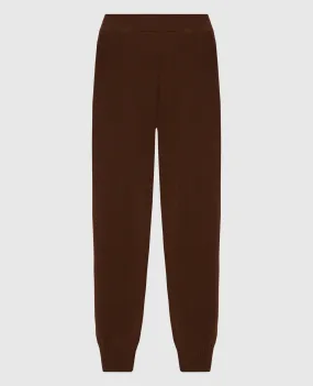 Ballantyne Brown wool joggers