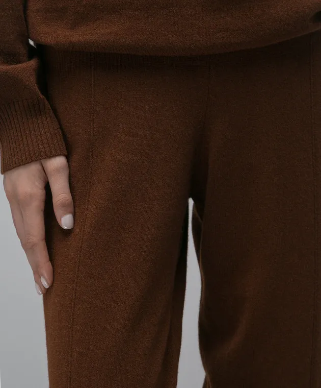 Ballantyne Brown wool joggers