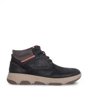 Botines Cordones Sport Piel Negros FLUCHOS
