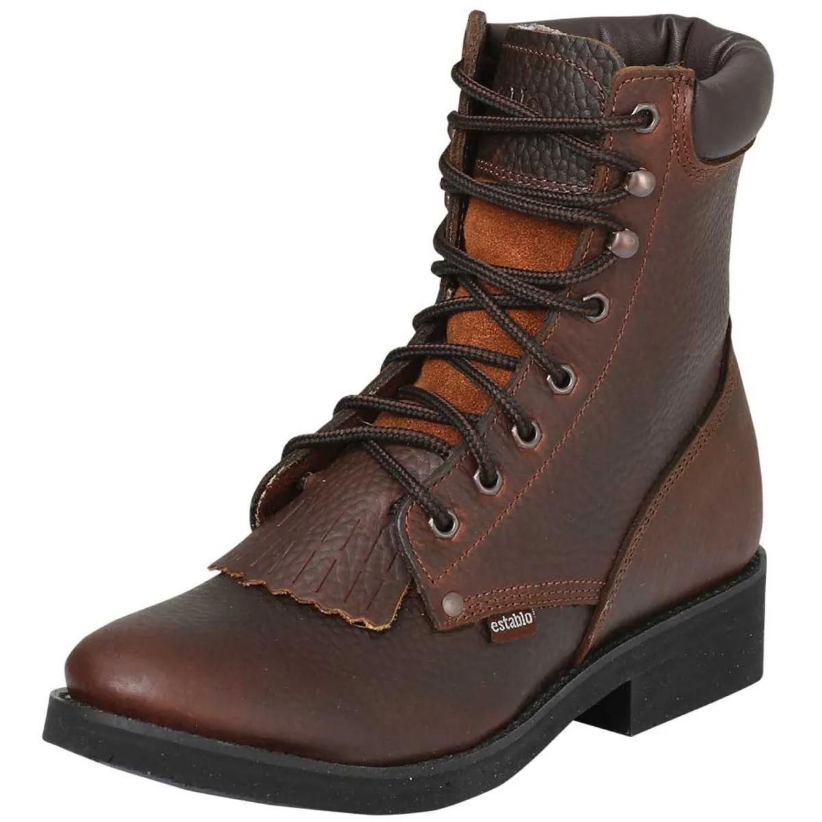 Botines de Trabajo Establo Horma Rodeo con Suela de Hule EST-32584