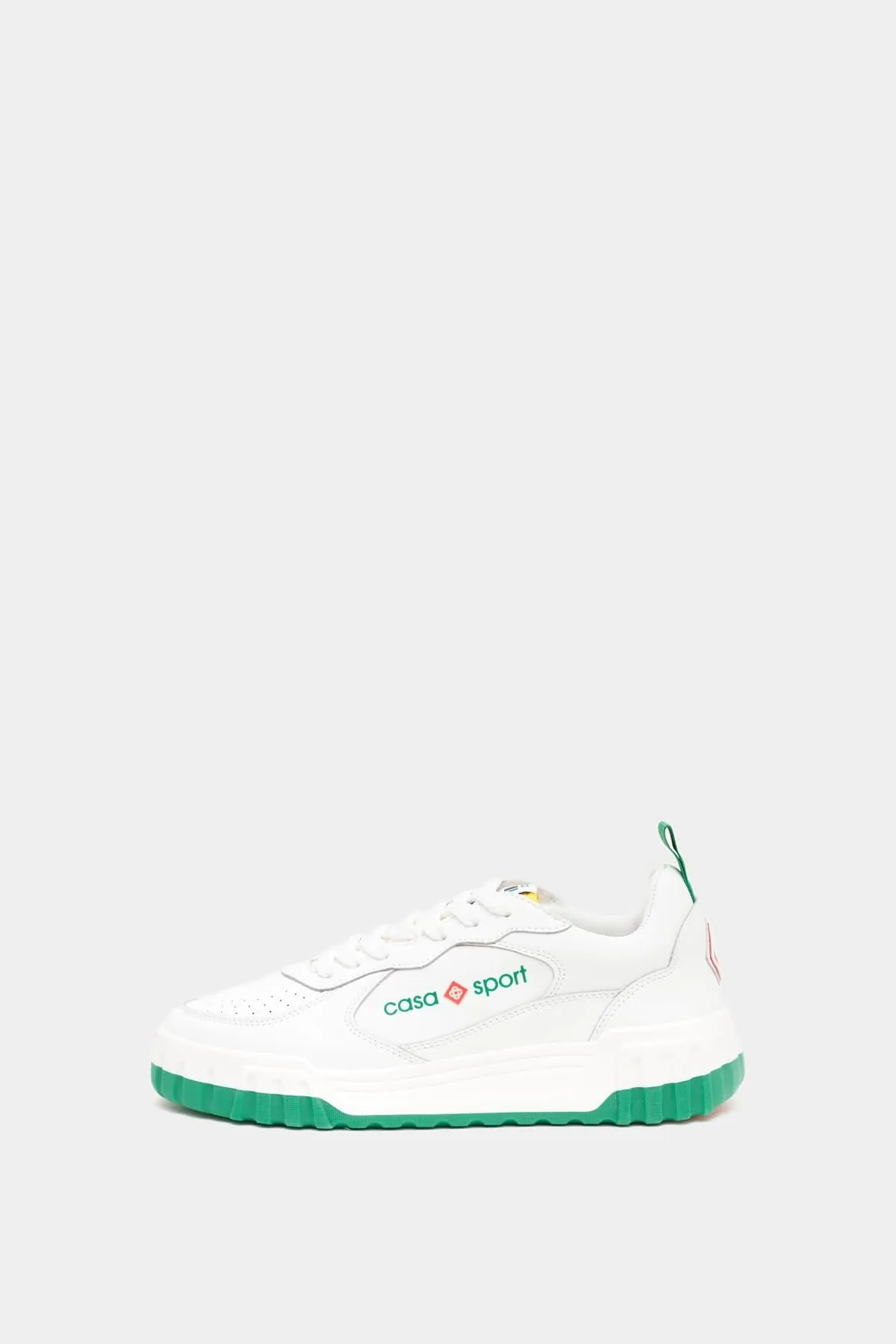 CASABLANCA WHITE GREEN TENNIS COURT W SNEAKERS
