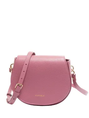 COCCINELLE ALPHA Bolso bandolera de piel con solapa