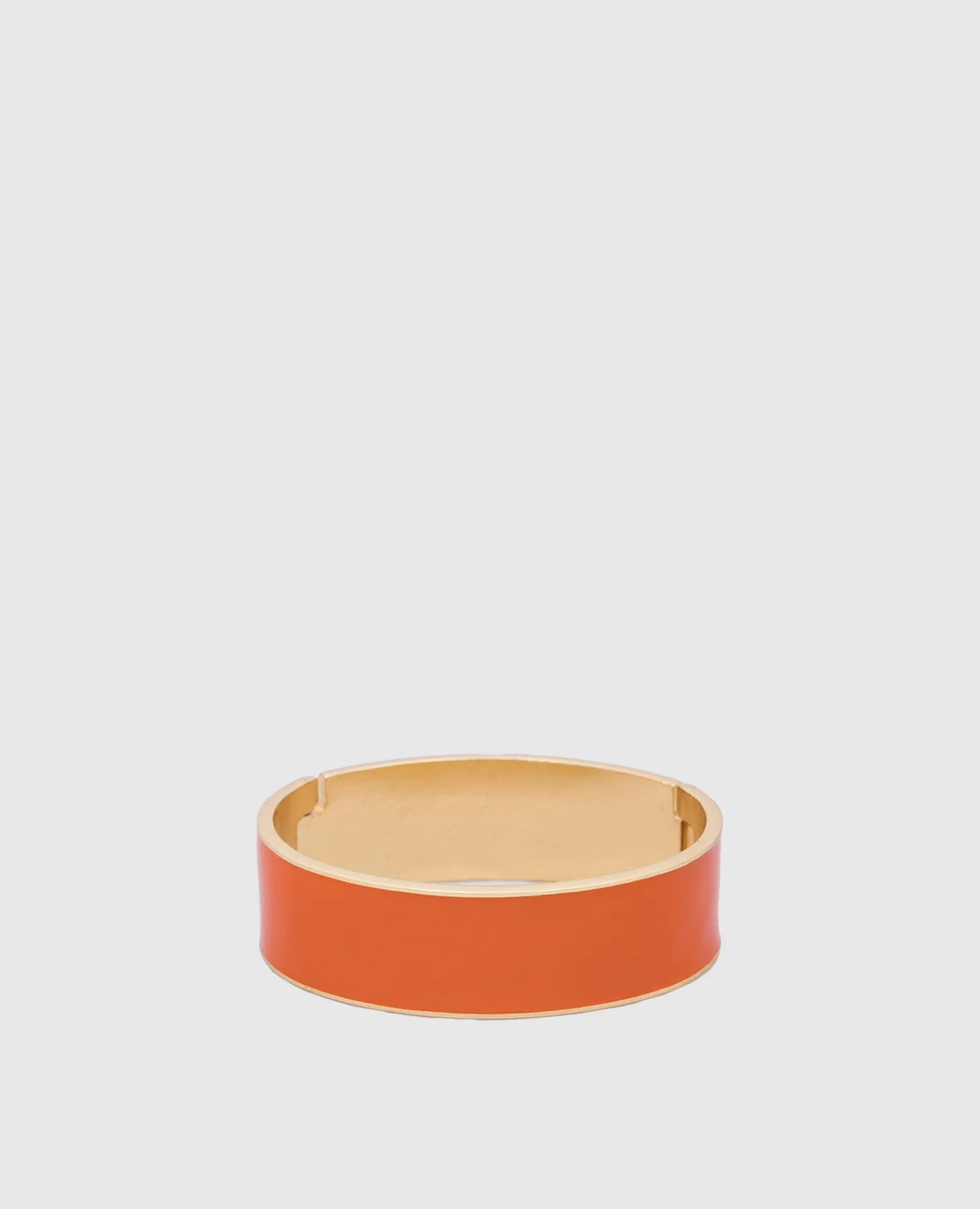 Francesca Bianchi Design Orange bracelet with 24-karat gold plating
