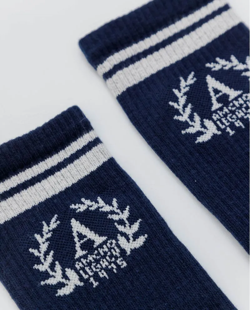 Medias estilo varsity para mujer