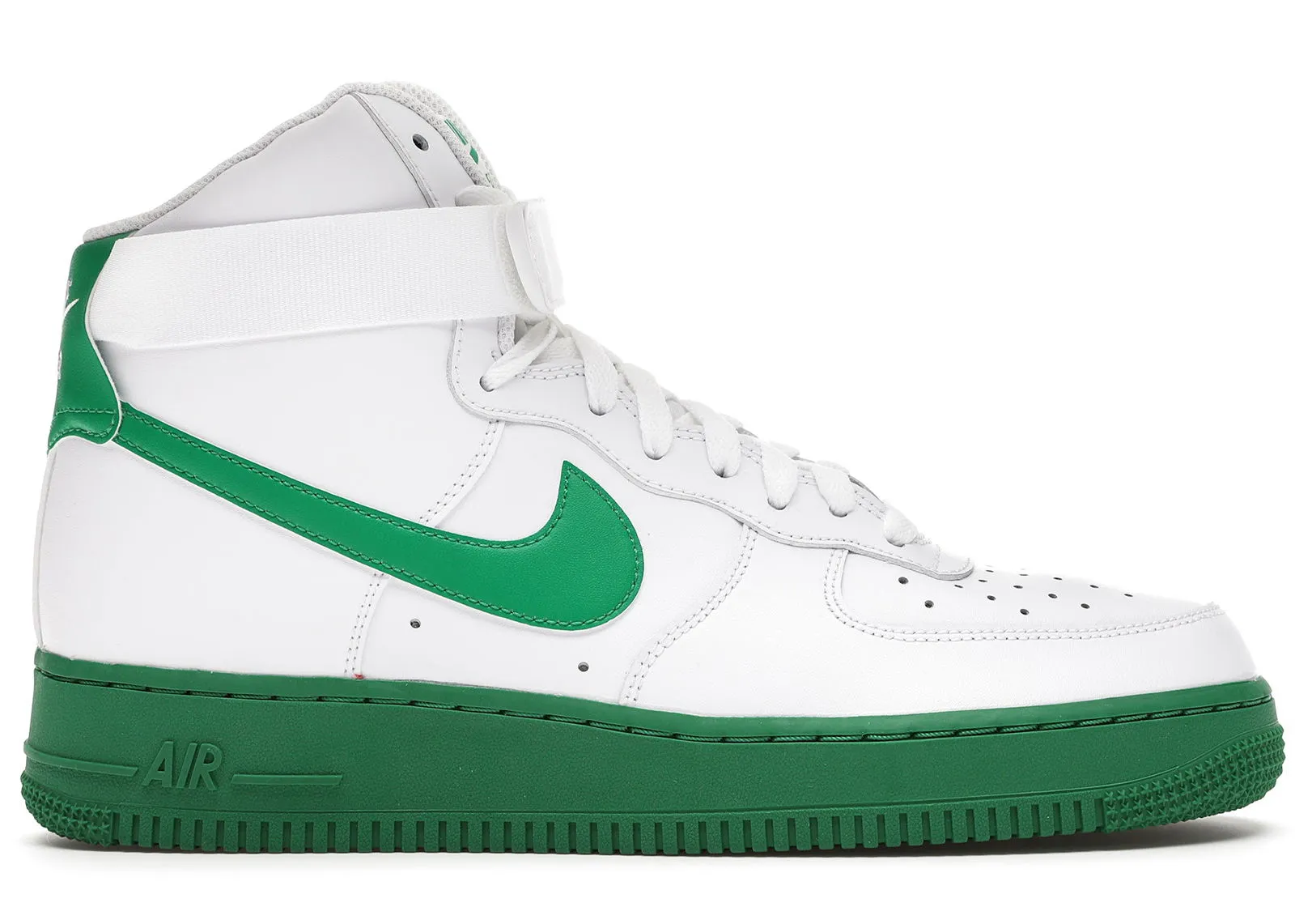 Nike Air Force 1 High White Green Midsole