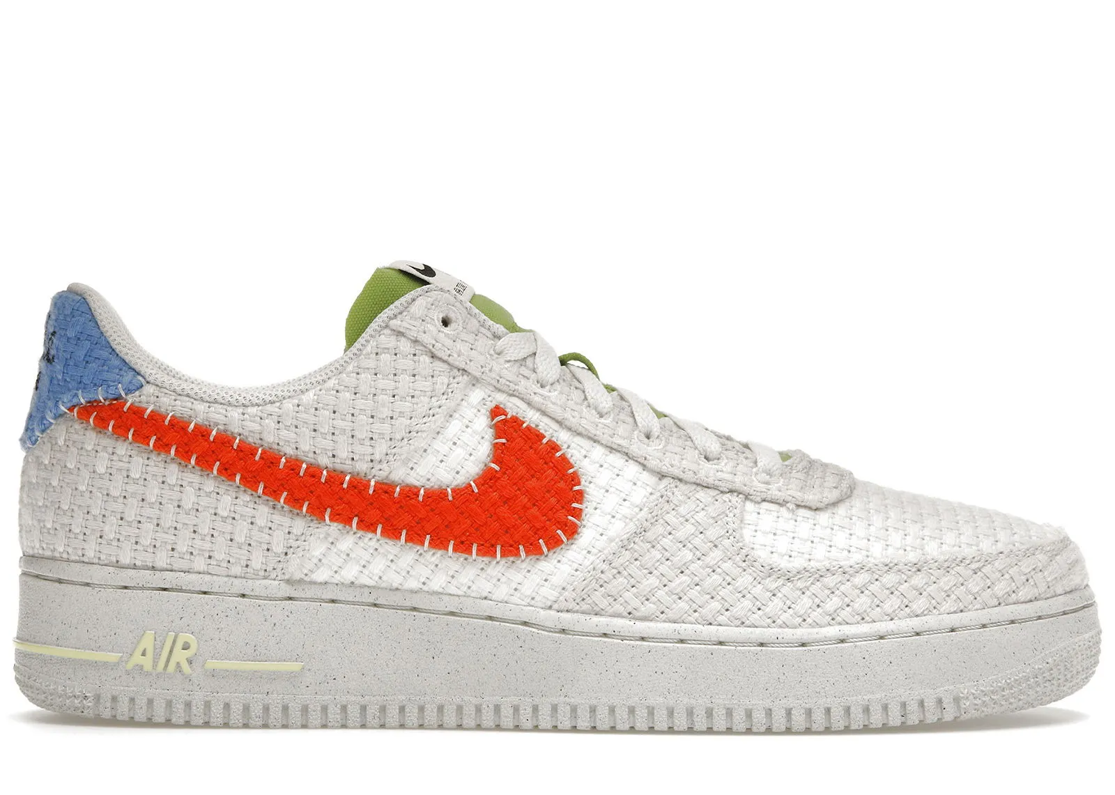 Nike Air Force 1 Low Hemp White Orange University Blue
