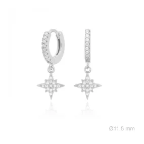 Pendientes Laila – Estrella circonita  152460A